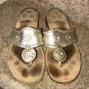 Jack Rogers Metallic Golf